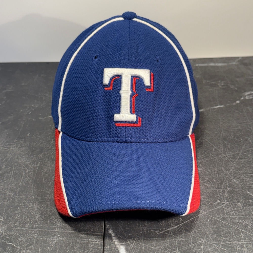 New Era‎ Texas Rangers MLB Batting Practice Cap 39THIRTY Blue Hat Small-Medium